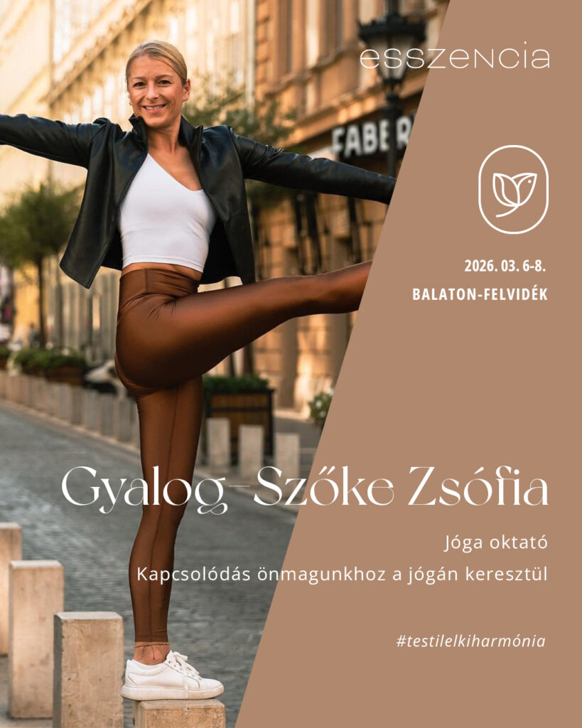 Gyalog-Szőke Zsófia, jógaoktató